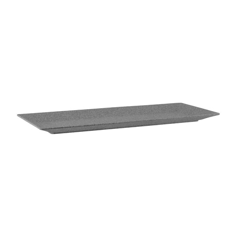 JAB CONCRETE MATT RECTANGULAR PLATTER RAISED RIM 480mmX200mm Box of 6
