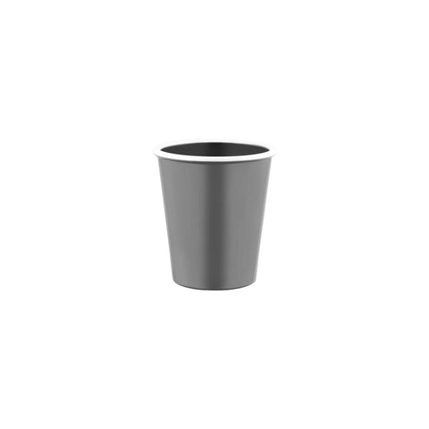 JAB VINTAGE GREY/WHITE RIM ENAMEL LOOK TUMBLER 80x90mm Box of 6