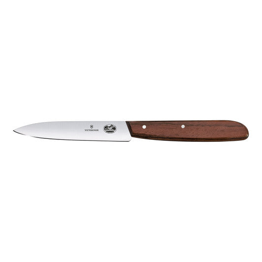 Victorinox Paring Knife,10cm Pointed Blade - Wood