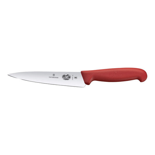 Victorinox Cooks - Carving Knife,15cm,Fibrox - Red