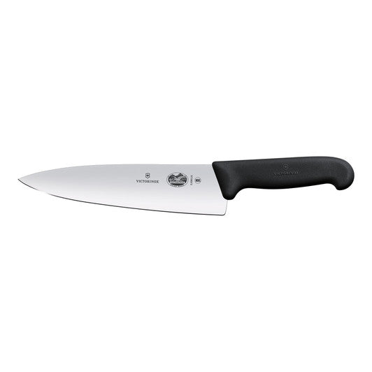 Victorinox Cooks- Carving Knife,20cm,Extra Wide Blade,Fibrox - Black