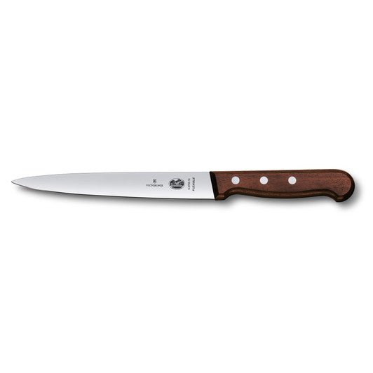 Victorinox Filleting Knife,18cm Flexible Blade - Wood