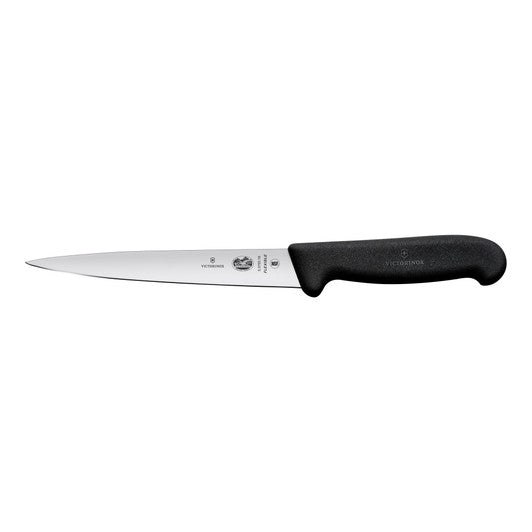 Victorinox Filleting Knife,18cm Flexible Blade,Fibrox - Black