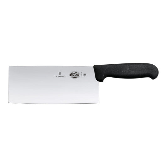 Victorinox Chinese Chefs Knife,18cm,Fibrox - Black