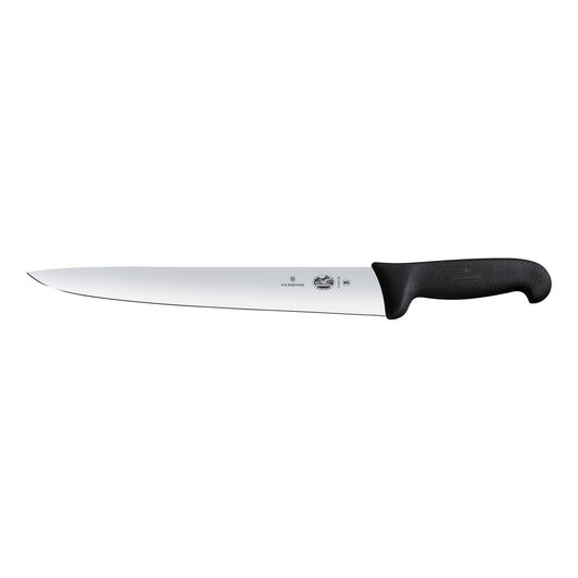 Victorinox Cutlet Knife,30cm,Straight Back Blade,Fibrox - Black