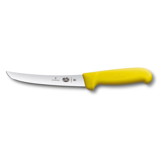 Victorinox Boning Knife,15cm Curved,Wide Blade,Fibrox - Yellow