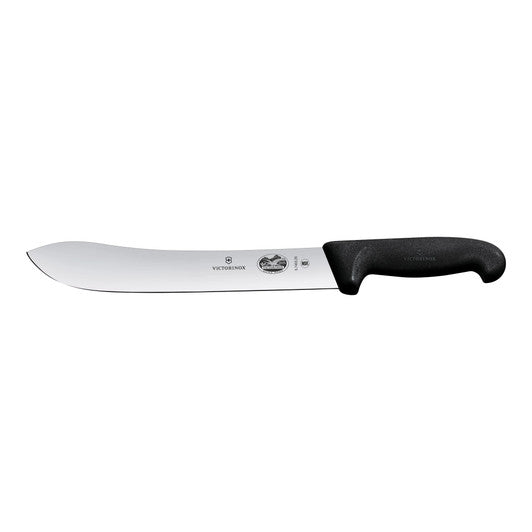 Victorinox Butchers Knife,36cm Wide Tip Blade,Fibrox - Black