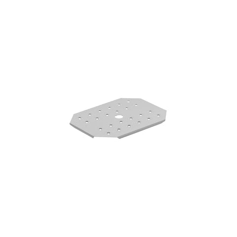 CHEF INOX DRAIN PLATE 18/8 280x219x10mm