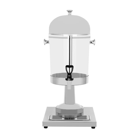 CHEF INOX DELUXE JUICE DISPENSER & BASE w/ICE TUBE S/S 8lt.