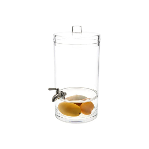 CHEF INOX ROUND JUICE DISPENSER POLY 247x206x409mm 6.4lt