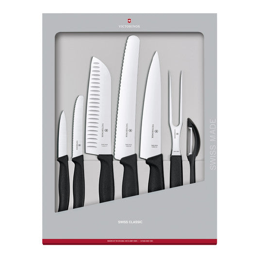 Victorinox Swiss Classic Kitchen Set, 7 pieces, Black