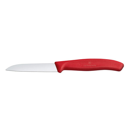 Victorinox Paring Knife,8 cm Straight Blade,Classic - Red