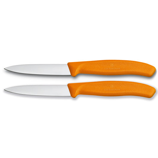 Victorinox Paring Knife,8 cm Pointed Blade,Classic,Orange