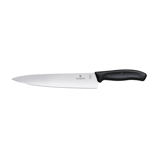 Victorinox Cooks-Carving Knife 22cm,Wide Blade,Classic,Black,Gift Boxed