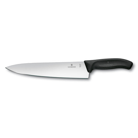 Victorinox Cooks-Carving Knife 25cm,Wide Blade,Classic,Black,Blister