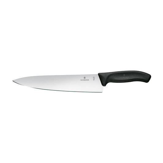 Victorinox Cooks-Carving Knife 25cm,Wide Blade,Classic,Black,Gift Boxed