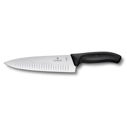 Victorinox Cooks-Carving Knife,20cm,Extra Wide Blade,Classic,Black, Blister