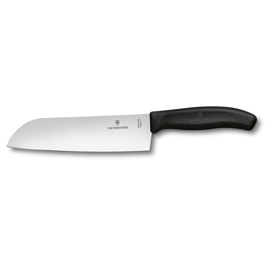 Victorinox  Santoku Knife,17cm,Wide Blade,Classic,Black,Blister