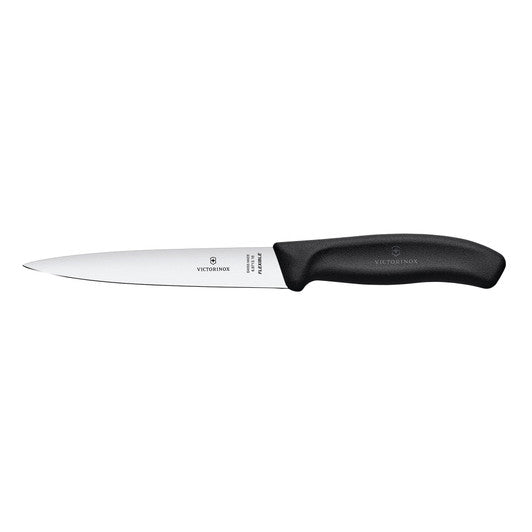 Victorinox Filleting Knife,16cm,Nylon - Black Blister