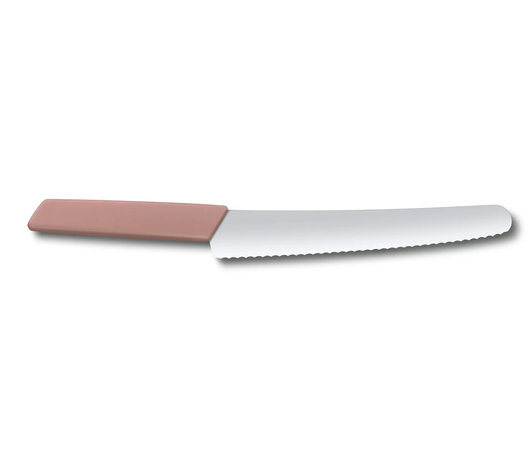 Victorinox Swiss Modern Bread & Pastry Knife, 22cm, apricot handle