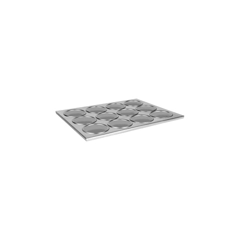 CHEF INOX PREMIER MUFFIN PAN 12 CUP ALUMINIUM 360x270mm