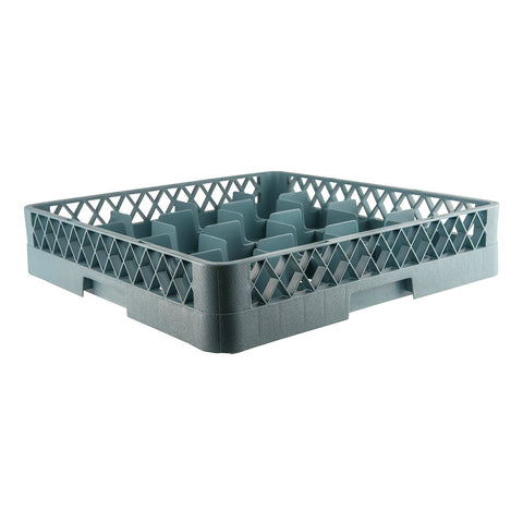 CHEF INOX WASHRACK 16 COMP GREY 490x490x100mm