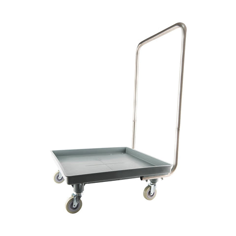 CHEF INOX WASHRACK DOLLY w/WHEELS 540x540mm