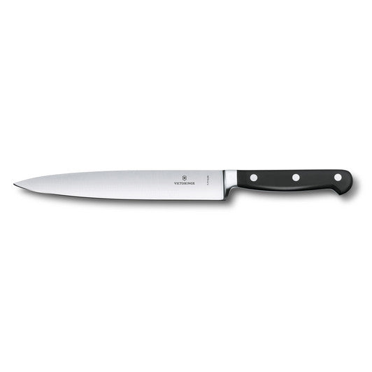 Victorinox Forged Filleting Knife,20cm,Plain Edge,3 Wood Handle, GB