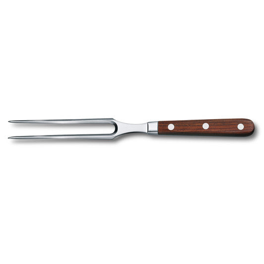 Victorinox Carving Fork, 15cm, 3 Rivet Wood Handle, GB