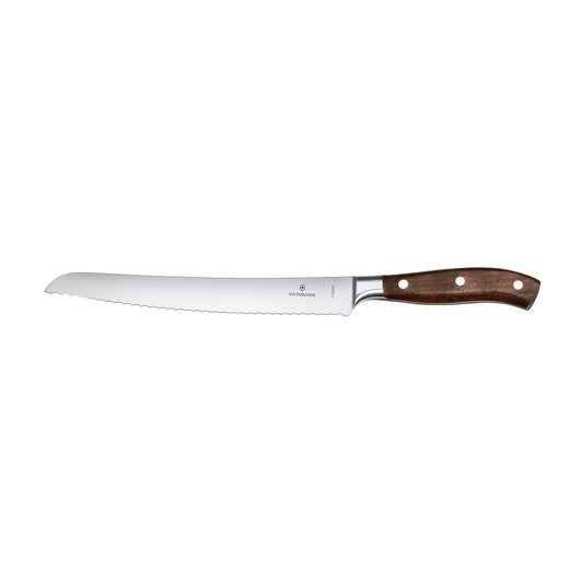 Victorinox  Bread Knife, 23cm Wavy Edge, 3 Rivet Wood Handle, GB