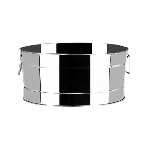 CHEF INOX OVAL BEVERAGE TUB MIRROR FINISH S/S 520x360x245mm
