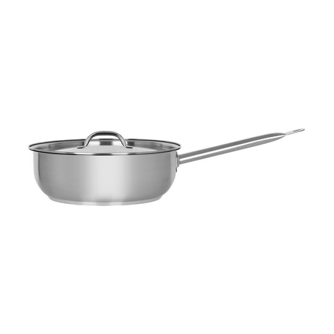 CHEF INOX ELITE SAUTE PAN w/LID 18/10 280x95mm