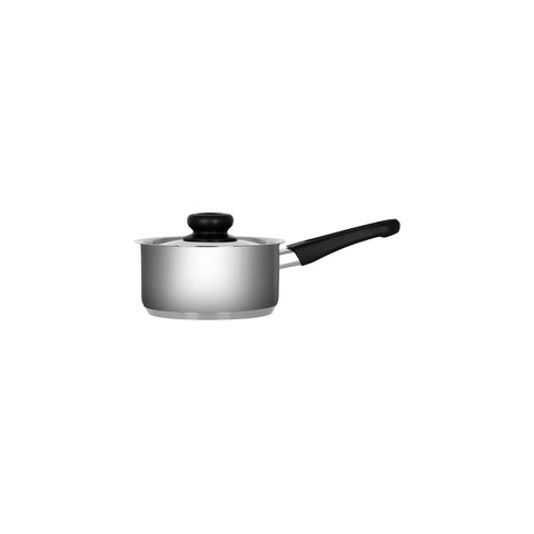 CHEF INOX CLUB SAUCEPAN w/LID S/S w/BAKELITE HDL 140mm 1.0lt