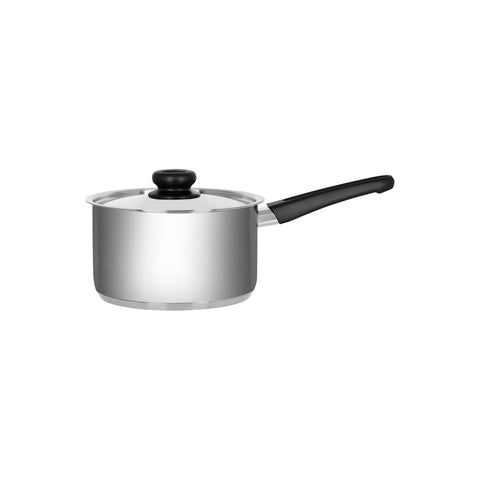CHEF INOX CLUB SAUCEPAN w/LID S/S w/BAKELITE HDL 180mm 2.5lt