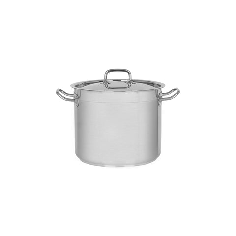 CHEF INOX PROFESSIONAL STOCKPOT w/LD 18/10 240x240mm 10.75lt