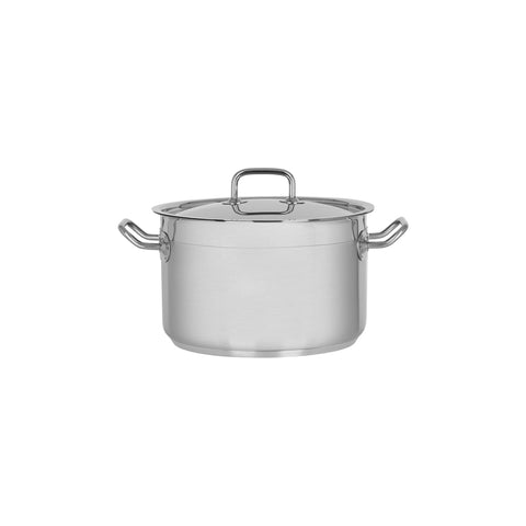 CHEF INOX PROFESSIONAL SAUCE POT wLID 18/10 240x150mm 6.75lt