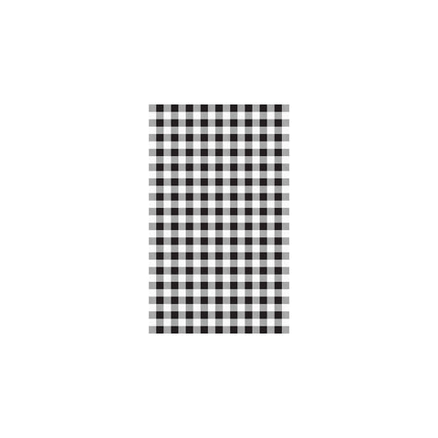 CHEF INOX GREASEPROOF PAPER GINGHAM BLK 200 SHT 190x310mm