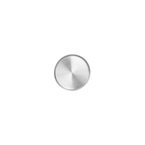 CHEF INOX ROUND CHANGE/SERVICE TRAY S/S 150mm