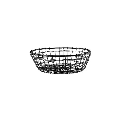 CHEF INOX CONEY IS MESH WIRE RND BASKET 230x75mm ZINC FINISH