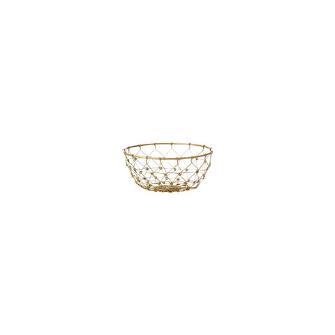 CHEF INOX CONEY IS FISHING NET WIRE RND BASKET 160x80mm PAT