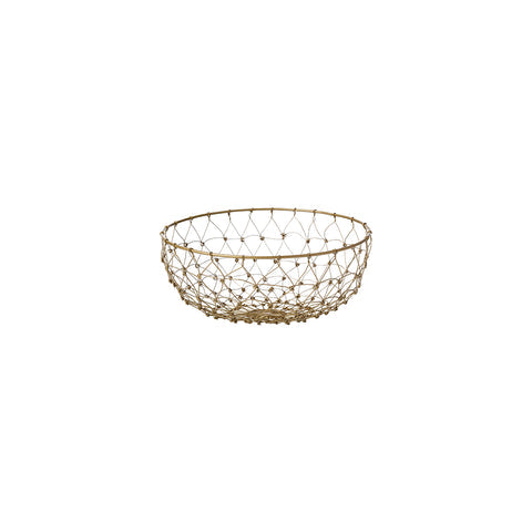 CHEF INOX CONEY IS FISHING NET WIRE RND BASKET 230x100mm PAT