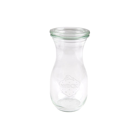 WECK BOTTLE GLASS JAR W/LID 290ml 60x140mm (763) Box of 6
