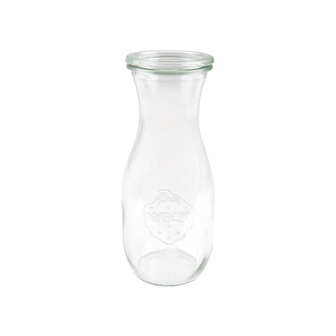 WECK BOTTLE GLASS JAR W/LID 530ml 60x184mm (764) Box of 6