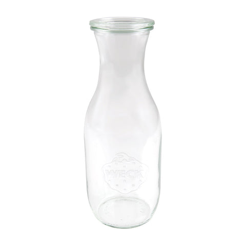 WECK BOTTLE GLASS JAR W/LID 1062ml 60x250mm (766) Box of 6