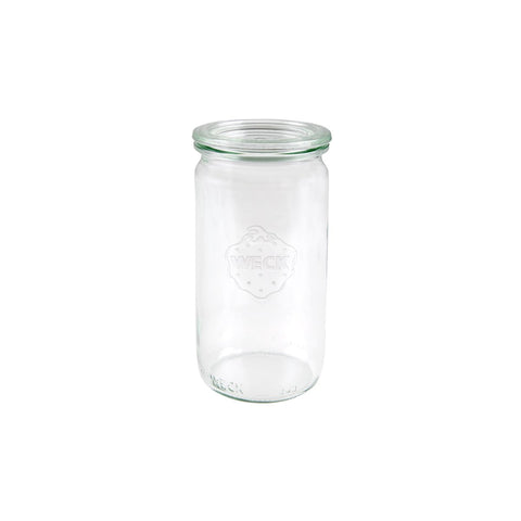 WECK CYLINDER GLASS JAR W/LID 340ml 60x130mm (975) Box of 6