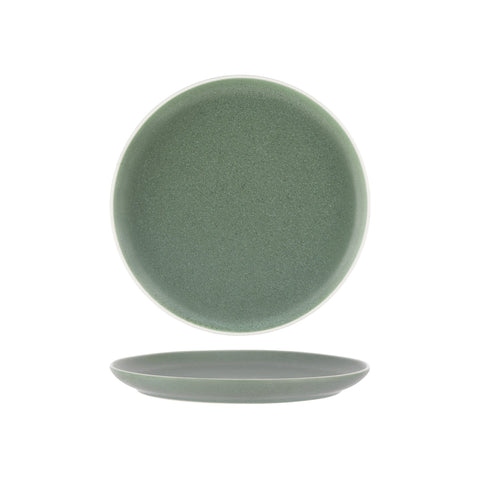 TABLEKRAFT URBAN ROUND COUPE PLATE 265x28mm GREEN Box of 4