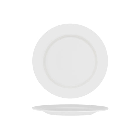 ROYAL BONE ASCOT ROUND PLATE-300mm RIM SHAPE (B1008) Box of 6