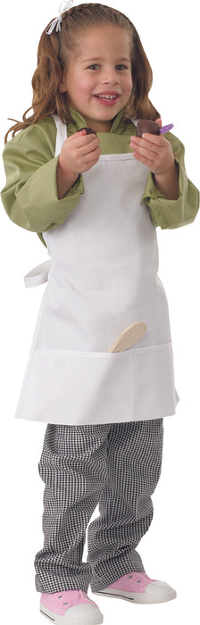 Chef Works Kids Chef Apron- White