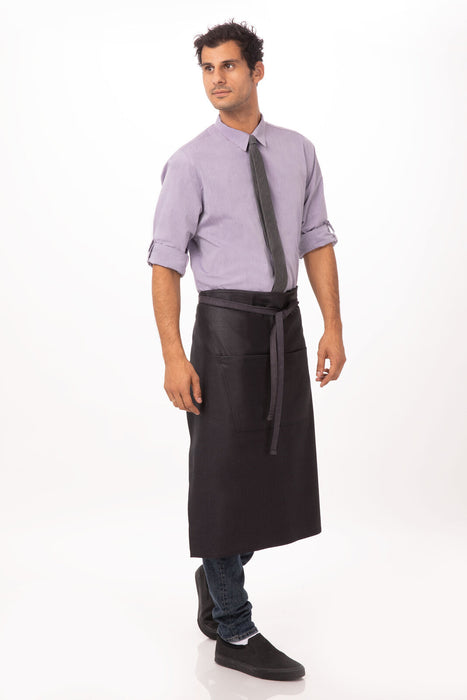 Chef works Boulder Bistro Apron- Purple Black