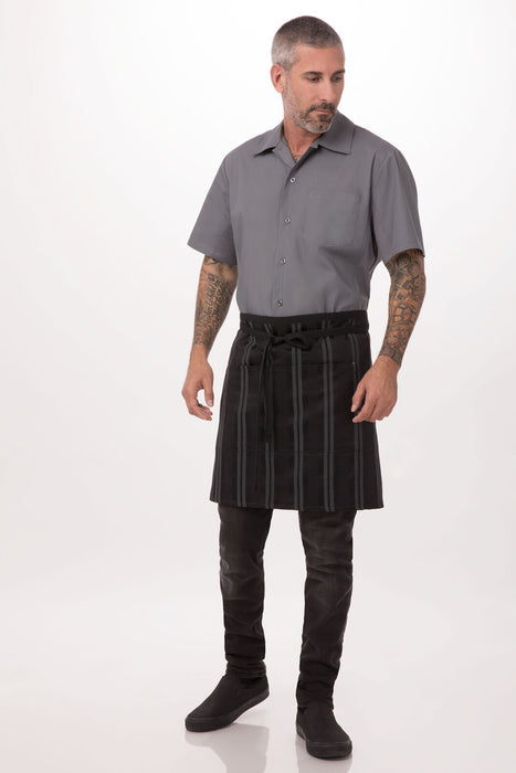 Chef works  Presidio Half Bistro Apron- Black
